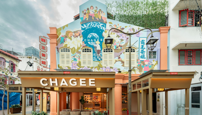 CHAGEE Pagoda House Singapore Chinatown debut