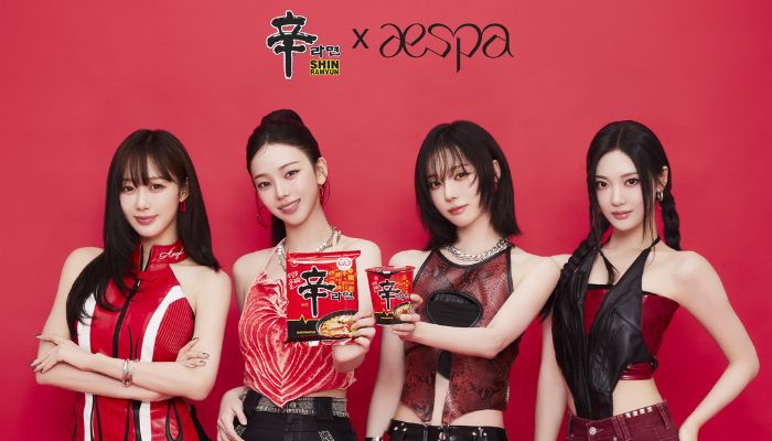 Nongshim taps aespa in global campaign push for Shin Ramyun