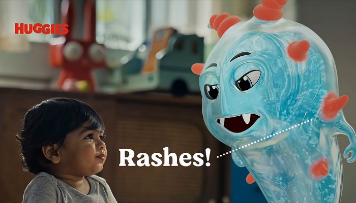 Huggies India 'Geelu Monster'