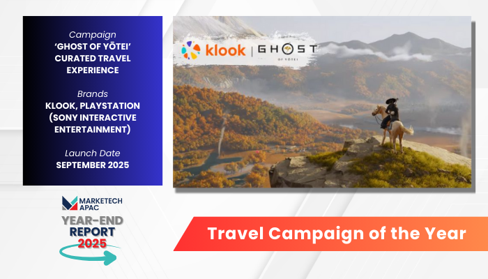 Klook PS Ghost of Yotei Travel Campaign of the Year