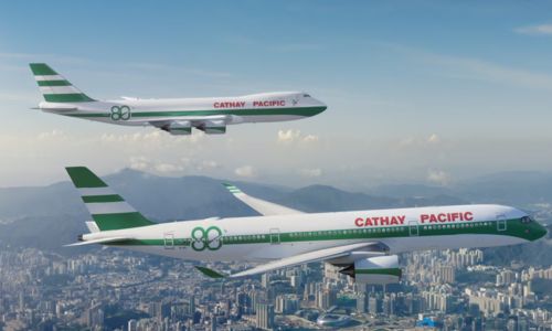 Cathay Pacific marks 80 years with vintage-inspired aircraft and