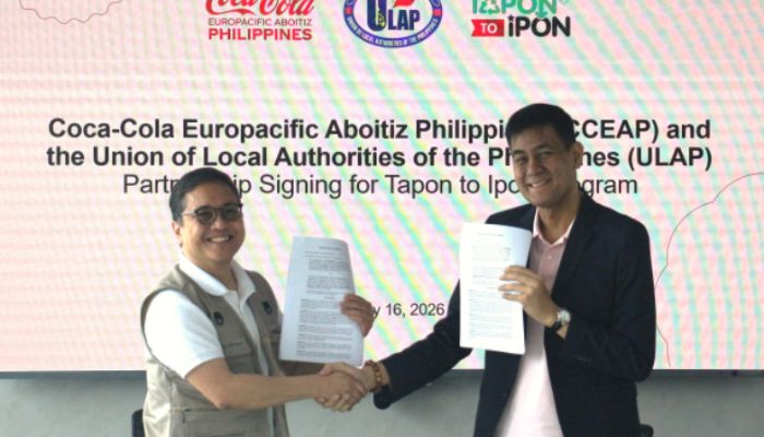 Coca-Cola, ULAP 'Tapon to Ipon' programme 2026