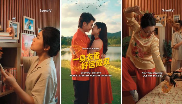Scentify’s Golden Breeze takes centre stage in AI-assisted festive campaign by Ogilvy