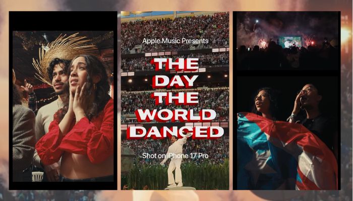 apple music super bowl halftime show bad bunny iphone film