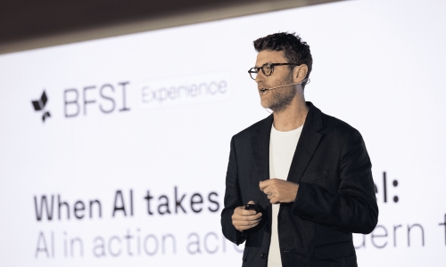 Igal Frid, Head of Global Industry Lead Group, AppsFlyer - leading the AI session on modern finance