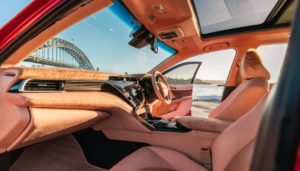 This campaign uses a UV-reactive car interior to spotlight sun exposure while driving