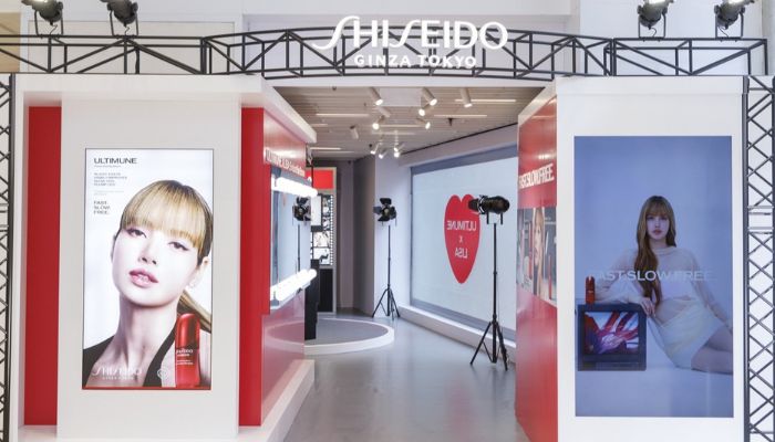lisa x ultimune pop up activation Shiseido HK