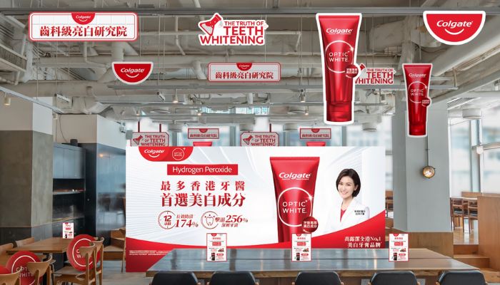 Colgate Optic White Cafe Activation Main